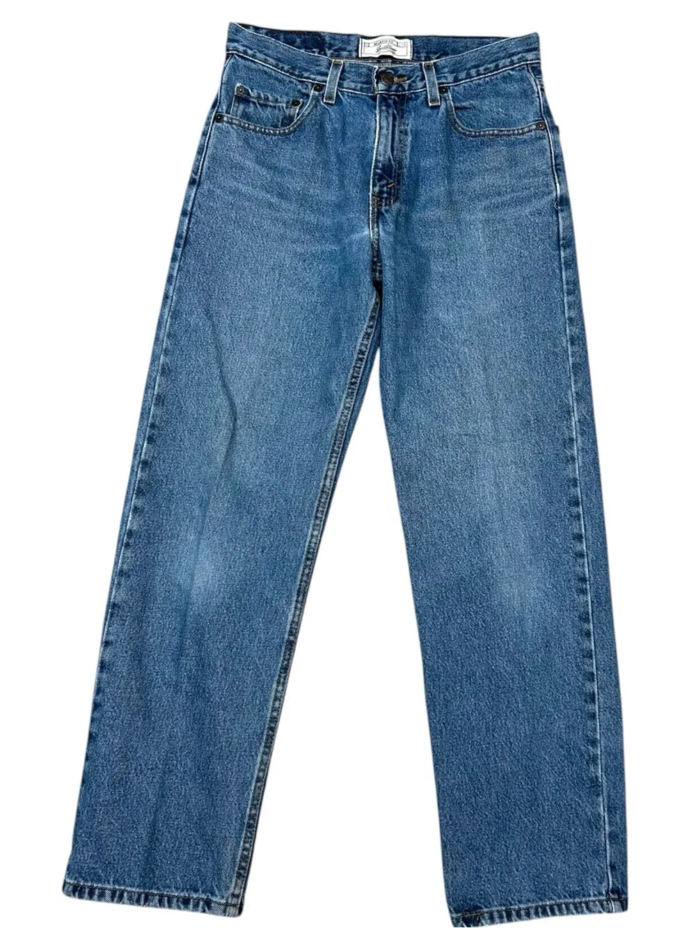 Vintage Levi’s Signature Relaxed Fit W30 L30 Light Wash Distressed Denim Jeans